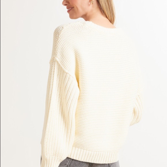 Free People Dream Cable Crewneck Sweater - Picture 13 of 15